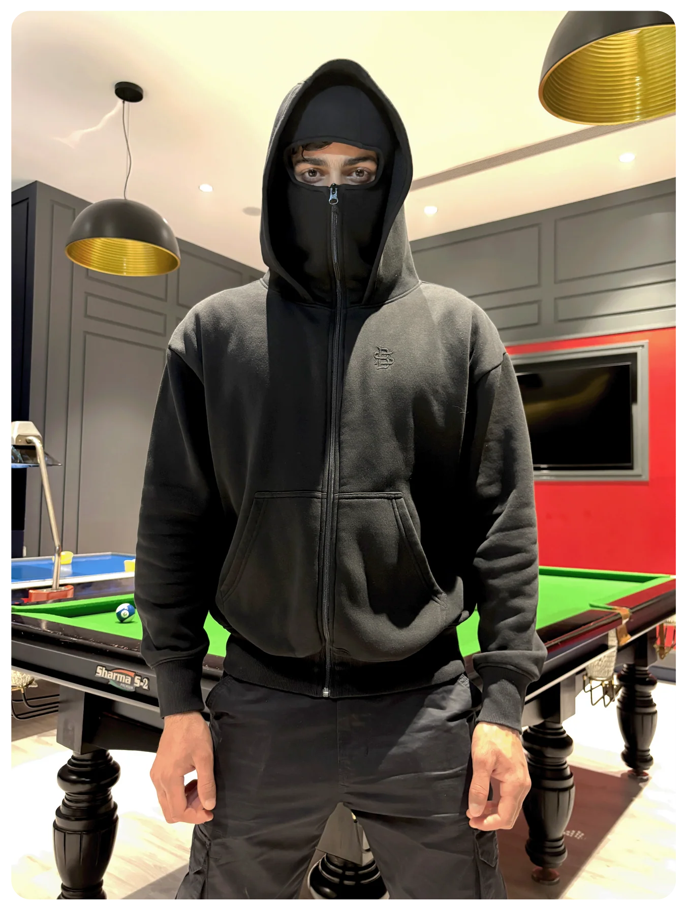 BLXCK —  Balaclava Hoodie By Negative Impact